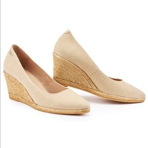 **New** Viscata Roses Canvas Espradille Wedges